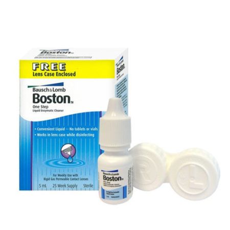Boston Liquid Enzymatic Cleaner + Free Lens Case