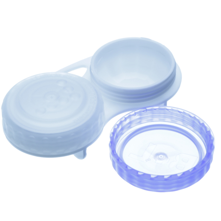 Flat Screw Top Lens Case