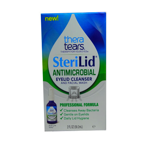Sterilid Spray Antimicrobial Eyelid Cleanser and Facial Wash Eye