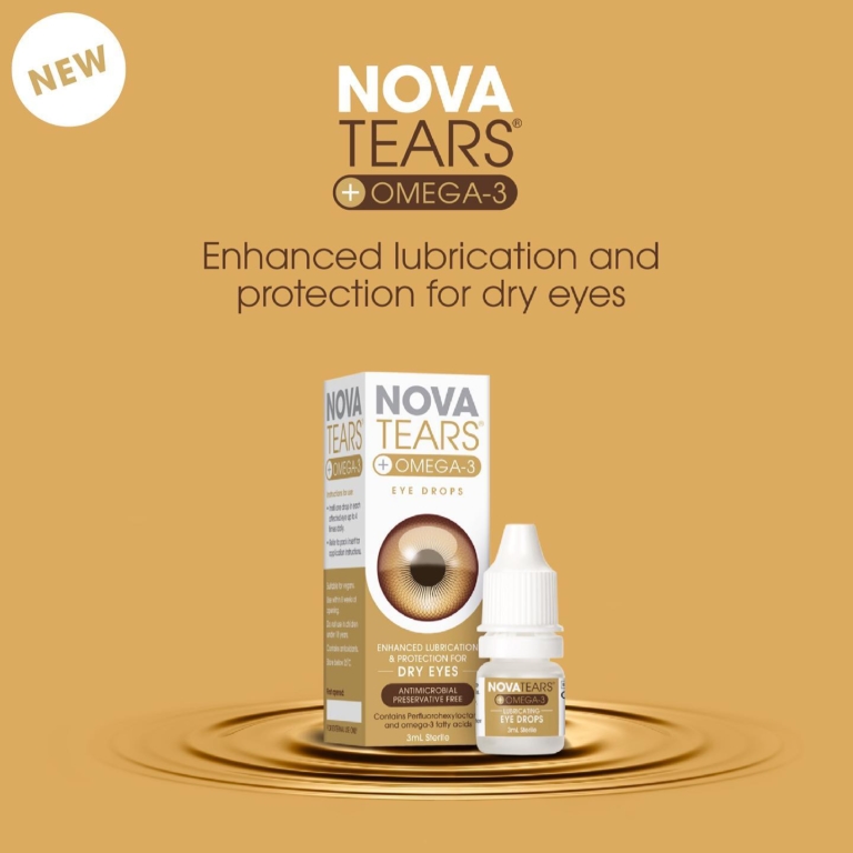 NovaTears Omega3 Eye Care Solutions